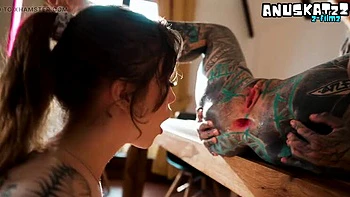 Lesbian Goth Girls Stretch Anal with Dildo & Hardcore Play