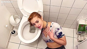 Pissing Fetish POV with Big Tits Outdoors