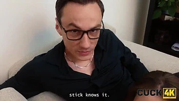 Hot Wife Gets Anal Fucked While Husband Watches - Angry Cuckold Revenge