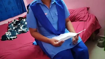 Indian Village Teacher Fucks Favorite Student in School Uniform