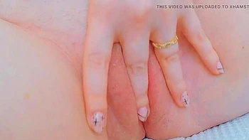 Innocent Teen Cousin Cutefairy08 Fingering Tight Pussy Close-Up