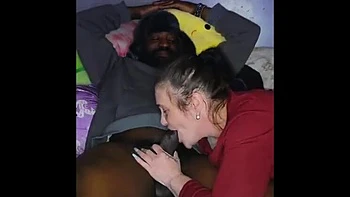 Horny Stepmom Sucks BBC Deep and Swallows Cum Inside