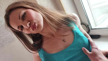 Teen couple Zlata & Lilendi show off tight asses in raw amateur POV