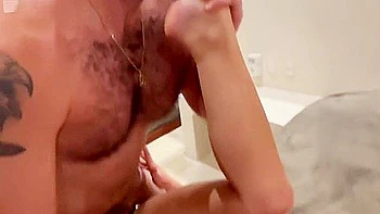 Sexwife Creampied After Double Pussy Fuck by Cuckold and Friend