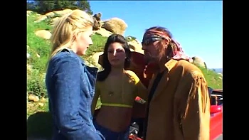 Cute Teens Genesis & Gia Fuck Ass Hard, Cum in Mouth