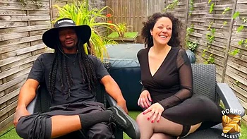 Stella & Pam Share Huge Cock in Hardcore Brunette Threesome