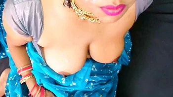 Indian Bhabhi Fucked Hard Anal Doggy with Dirty Hindi Talk