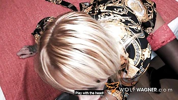 April Paisley: British Blonde Milf Blowjob