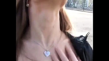 Amateur Big Tits Babe Fingering in Car Backseat - Real Italian Couple