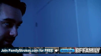 Curvy Stepmom Raws Horny Stepson in Husband’s Bed