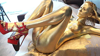 Angel The Blonde Amateur Fucks Doggy Style with Big Tits