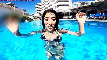 Argentinian Slut Picked Up From Pool and Fucked in Hotel
