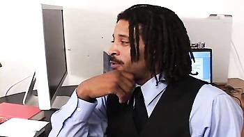 Tattooed Brunette Babe Takes Big Cock Facial