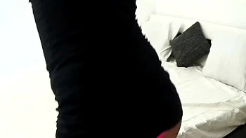 Stepson Uses Stepmom’s Panties for Rough Doggy Blowjob