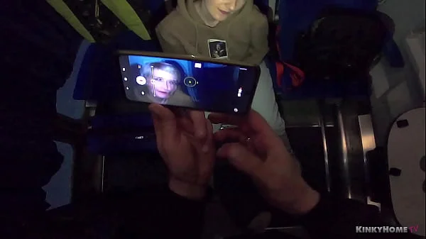 Fucked a stranger girl in the mouth on the train