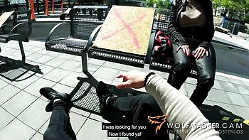 Sidney's Big-Tit Gothic Train Station Fuck