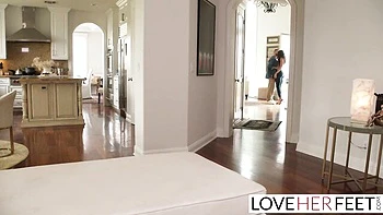 Katrina Colt's kinky foot fetish and sock worship