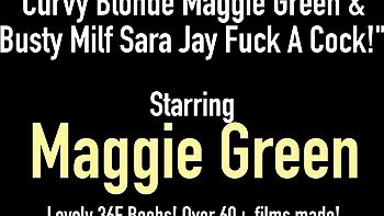 Sara Jay and Maggie Green's explosive milf threesome