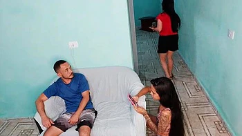 Brazilian Amateur Threesome: Wife Cheats with Bestie