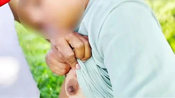 Indian Village Teen Fucked Hard Outdoor in Jungle with BF
