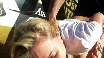 Blonde Sluts Chloe & Alice Fuck Hard Anal Doggy, Cum Mouth