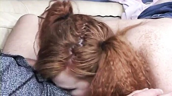 Redhead Milf Doxie Sucks Big Cock and Gets Doggy