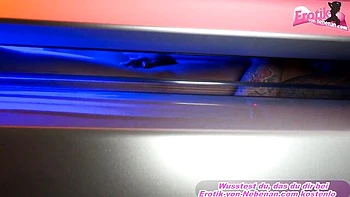 Blonde German Babe Sucks Cock in Doggy & Missionary