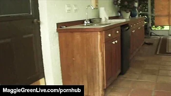 Busty Maggie Green Blows and Gets Fucked POV