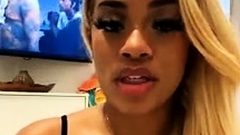 Irene's Ebony Shower Striptease