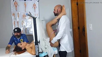 Skinny Redhead Wife Cheats with Fake Doctor - Cuckold Fuck