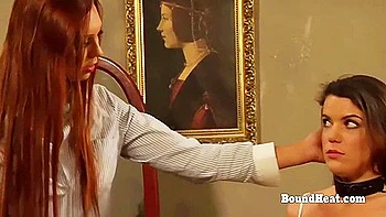 Blonde Czech Wench Fucked in Latex BDSM