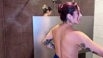 Pamela Mendoza’s Big Tits Latina Lesbian Squirts with Dildo