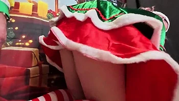 BBW British Elf Spanked and Fucked with Toys - Xmas Roleplay