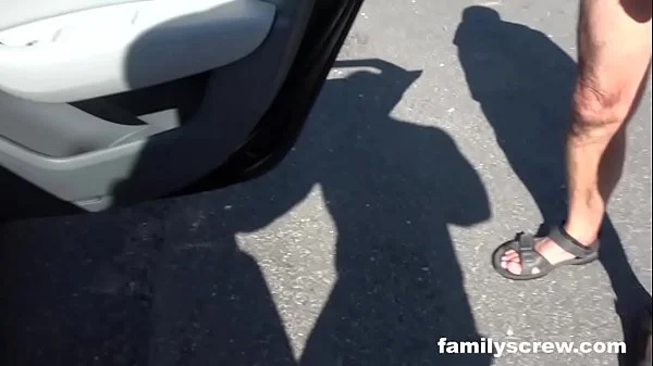 Street Slut Fucking with Grandpa, step Son and Uncle