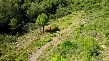 Drone catches young couple fucking outdoors