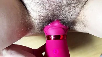 Desi Bhabhi LolaLola Squirts Hard Toying Her Hairy Pussy