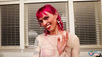 Sensual Transgirl Poppy Masturbates Solo