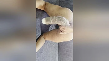 Indian Amateur Fucks Hairy Ass With Butt Plug Tail