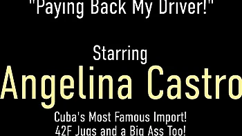 Angelina Castro Talks Dirty While Sucking Huge Tits