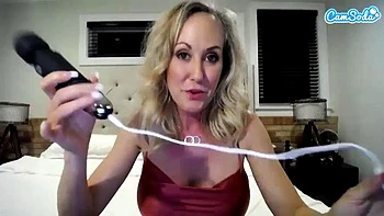 Mature Blonde Teases with Big Tits Solo