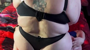 Mature BBW Domina Facesits and Humiliates Stepson