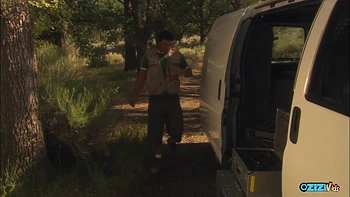 Blonde Milf Spreads Ass Outdoors, Takes Big Cock Missionary