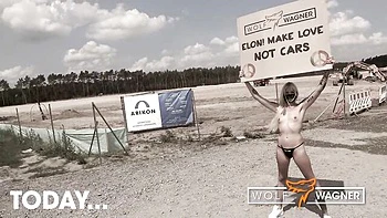 German Public Pussy Fuck POV with Kitty Blair