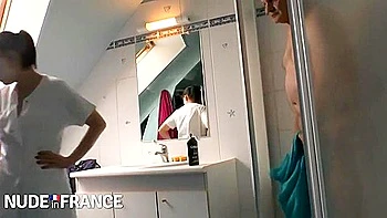 Asian Maid’s Wild Orgasm with Old French Man