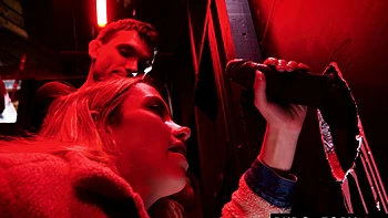 Interracial Gloryhole Handjob and Blowjob Madness