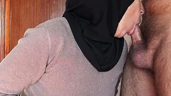 French Bi Cuckold Couple Begs for Huge Cock Blowjob & Swallow