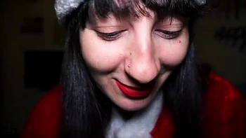 Pregnant Italian Brunette Gets POV Blowjob with Big Tits & Hairy Pussy