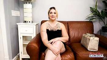 Logan Lace: BBW Blonde Milf Sucks and Rims
