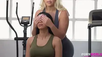 Caring Friend Blondie Fesser Cheers Up Julia de Lucia with 2 BBC's for a B-day Present