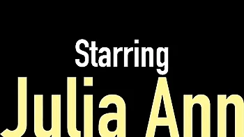 Julia Ann’s Huge Fake Tits Fuck Her Tight Pussy